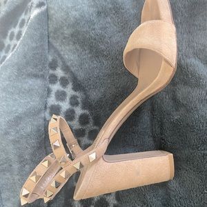 valentino garavani rockstud double ankle strap sandal